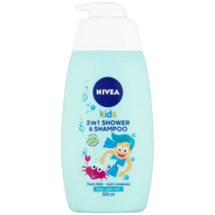 Nivea Kids Boy 2v1 sprchový gél a šampón, 500 ml