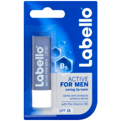 Labello Active for Men balzám na rty pro muže, 4,8 g