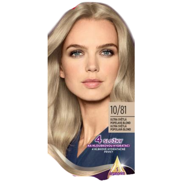 Wella barva na vlasy Wellaton Intense 10/81 ultra světlá popelavá blond, 110 ml